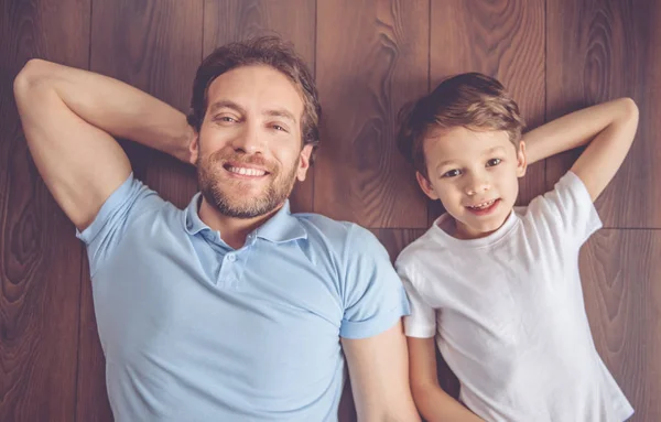 Padre e figlio — Foto Stock