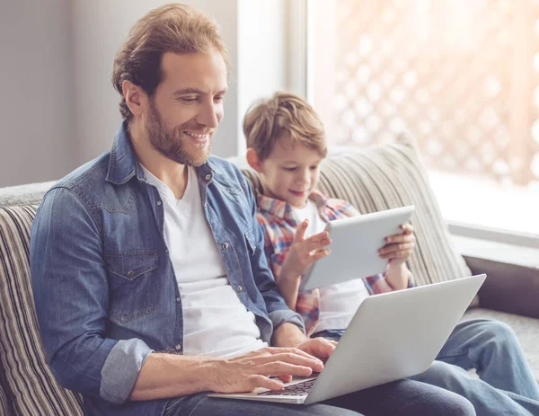 Padre e figlio — Foto Stock