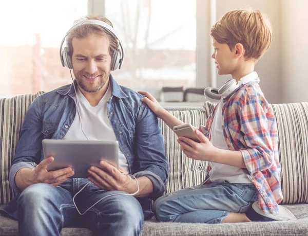 Padre e figlio — Foto Stock