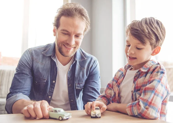 Vader en zoon — Stockfoto