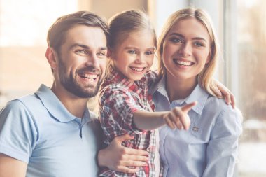 Evde mutlu bir aile