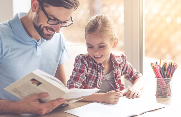 Papà e figlia — Foto Stock