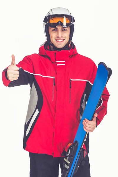 Vintersport, mannen — Stockfoto