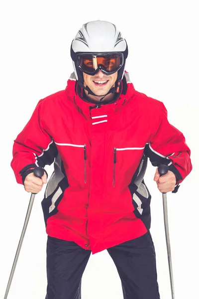 Wintersport, man — Stockfoto