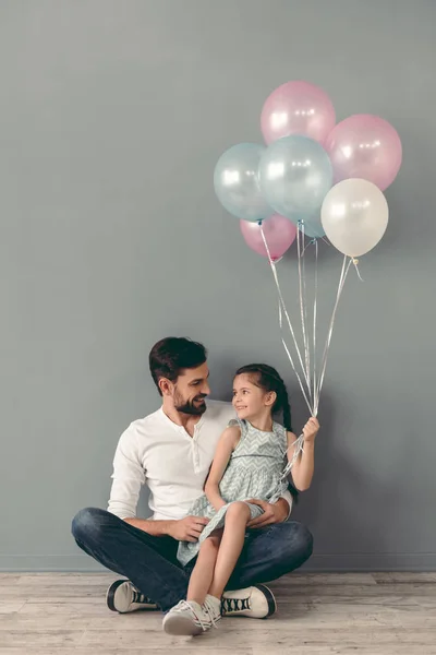 Vater und Tochter — Stockfoto