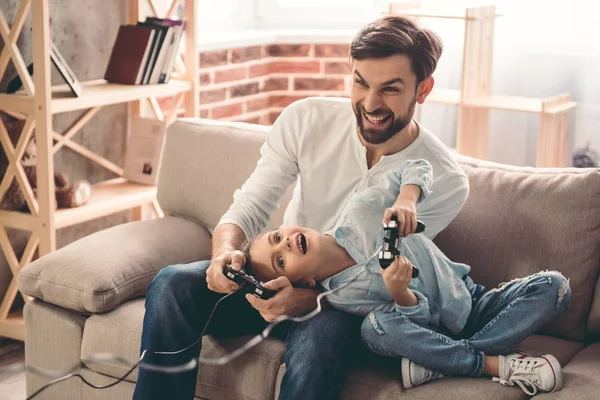 Vader en dochter — Stockfoto