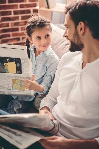 Padre e hija — Foto de Stock