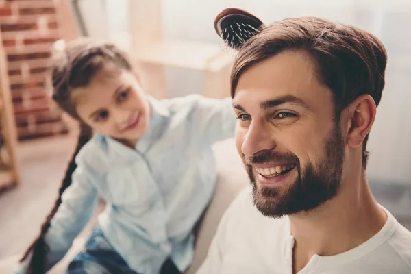 Vader en dochter — Stockfoto