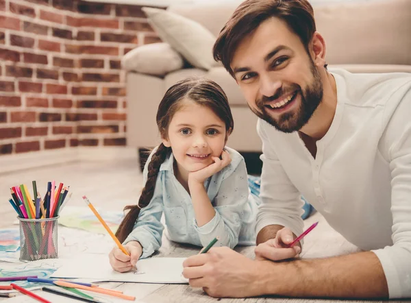 Padre e figlia — Foto Stock