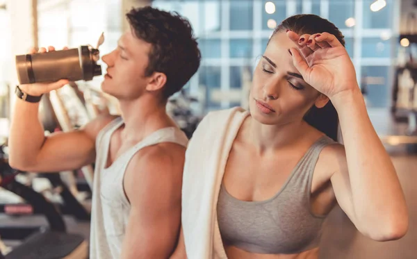 At the gym — Stock Photo, Image