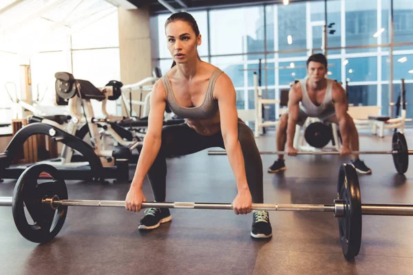 In de sportschool — Stockfoto