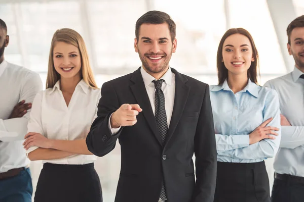 Hermoso equipo de negocios — Foto de Stock