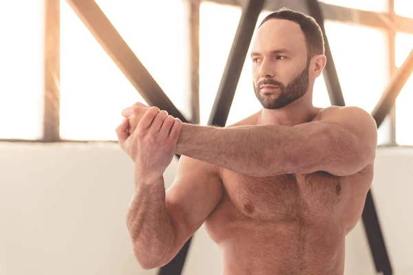 Man working out — Stock Photo, Image