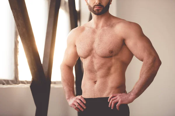 Handsome muscled man — Stock Photo, Image