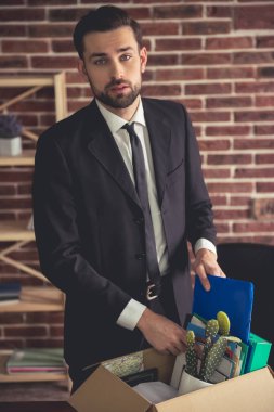 Businessman getting fired