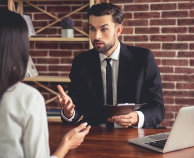 İş görüşmesinde