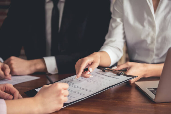 На собеседовании
