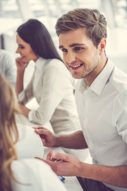 çalışan iş adamları 