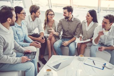 çalışan iş adamları 