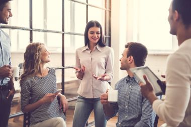 çalışan iş adamları