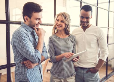 Başarılı iş ekibi.