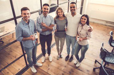 Başarılı iş ekibi.