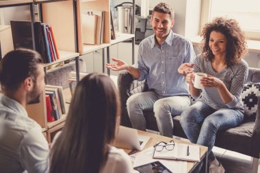 çalışan iş adamları