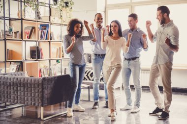 Başarılı iş ekibi.