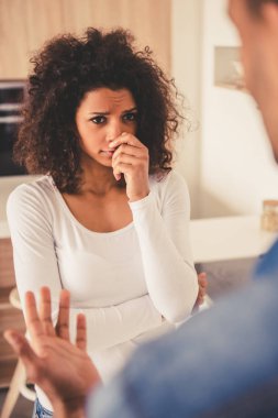 Afro Amerikan çift mutfak