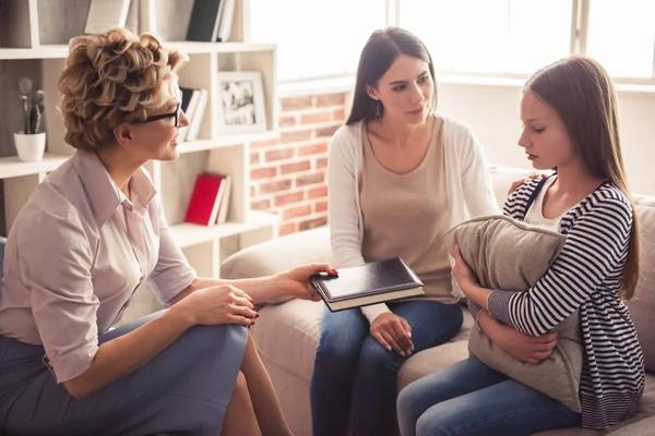 At the psychotherapist — Stock Photo, Image