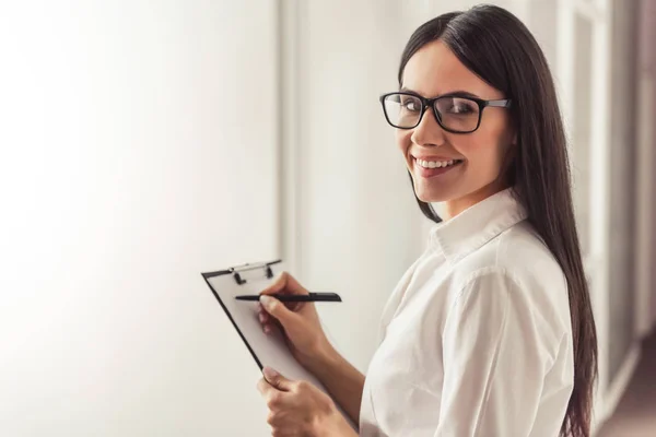 Mooie jonge psychotherapeut — Stockfoto