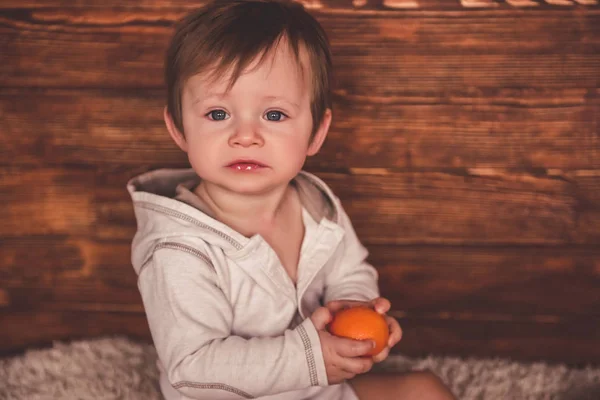 Schattig baby jongen — Stockfoto