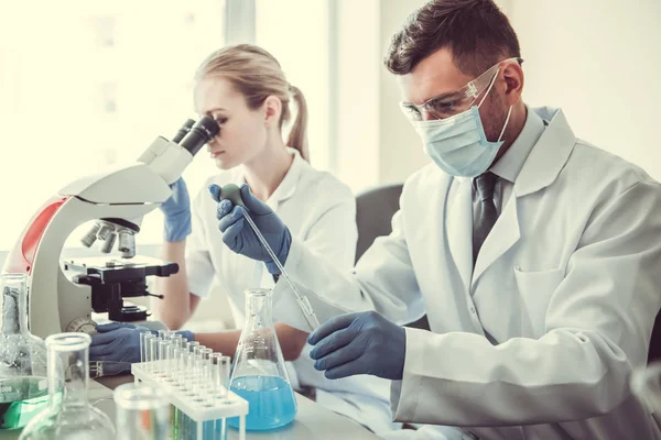 At the laboratory — Stock Photo, Image