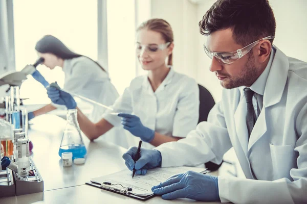 At the laboratory — Stock Photo, Image