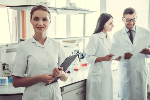 At the laboratory — Stock Photo, Image