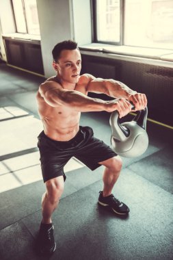 Çalışma dışarı genç sporcu