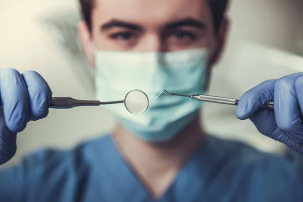 At the dentist — Stock Photo, Image