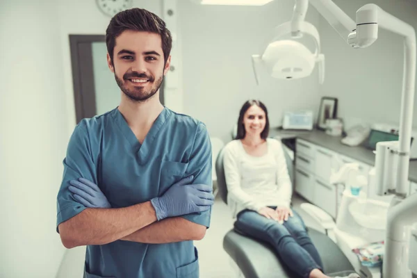 At the dentist — Stock Photo, Image