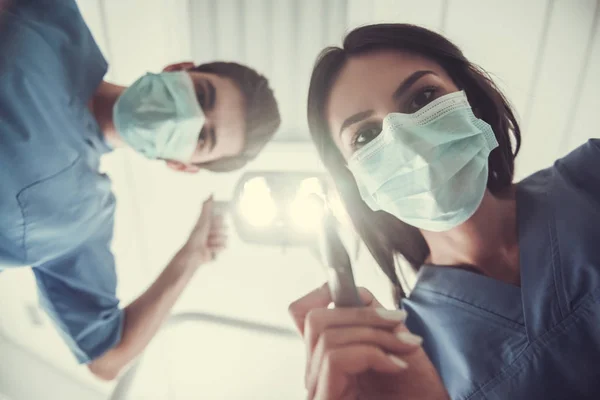 En el dentista — Foto de Stock