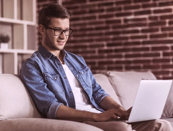 Businessman at home — Stock Photo, Image