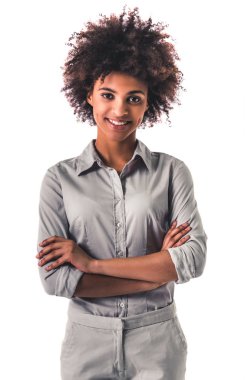çekici afro Amerikalı kadın