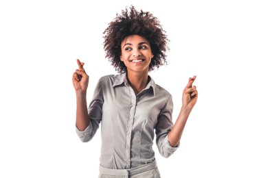 çekici afro Amerikalı kadın