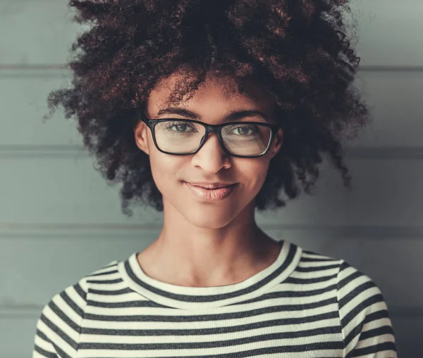 Stylová Afro American girl — Stock fotografie