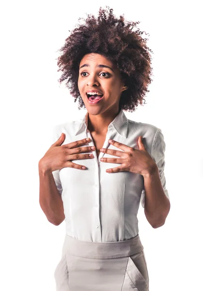 Mujer de negocios afroamericana — Foto de Stock