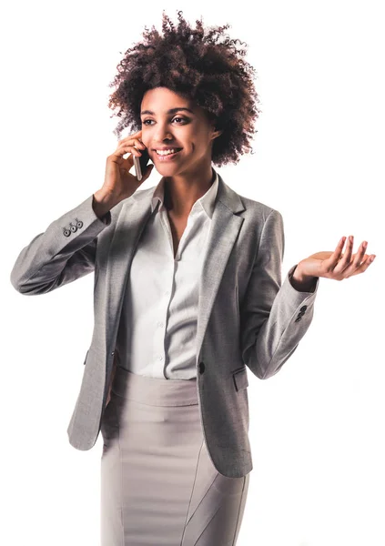 Mujer de negocios afroamericana — Foto de Stock