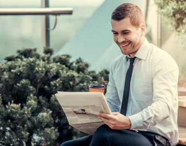 açık havada dinlenme işadamı