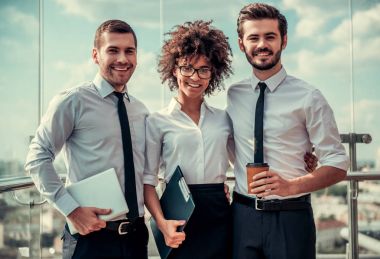 çalışan iş adamları