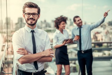 çalışan iş adamları