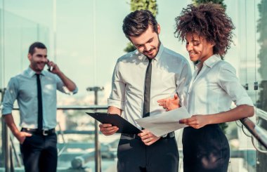 çalışan iş adamları