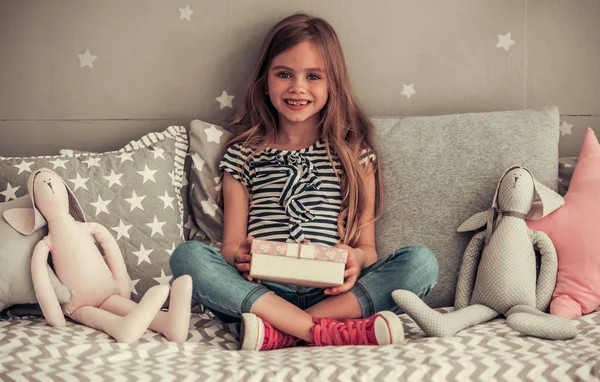 Little girl at home — Stock Photo, Image